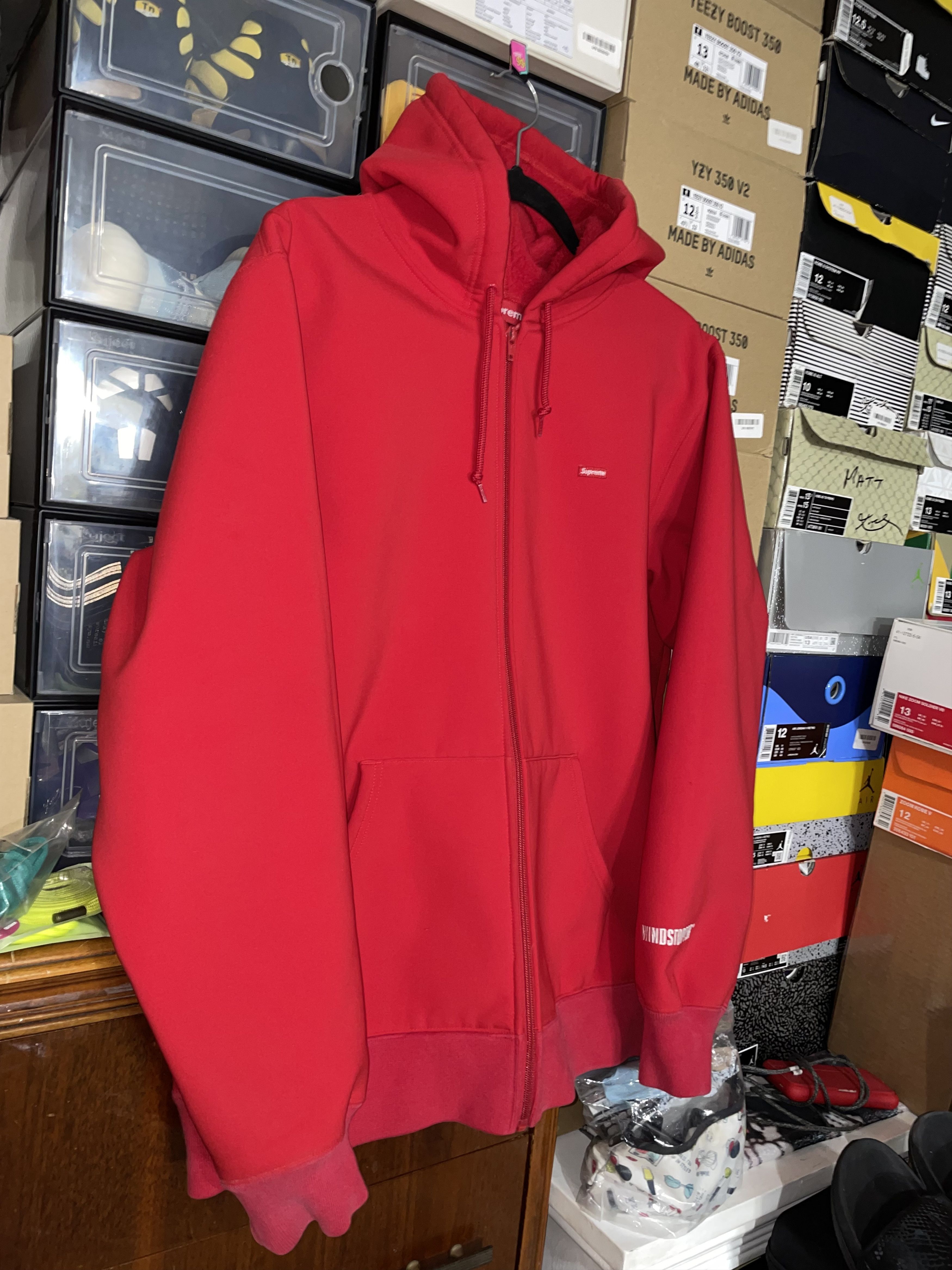 Supreme Supreme WINDSTOPPER Zip Up Hooded Sweatshirt FW22 size Large Size US L / EU 52-54 / 3 - 2 Thumbnail