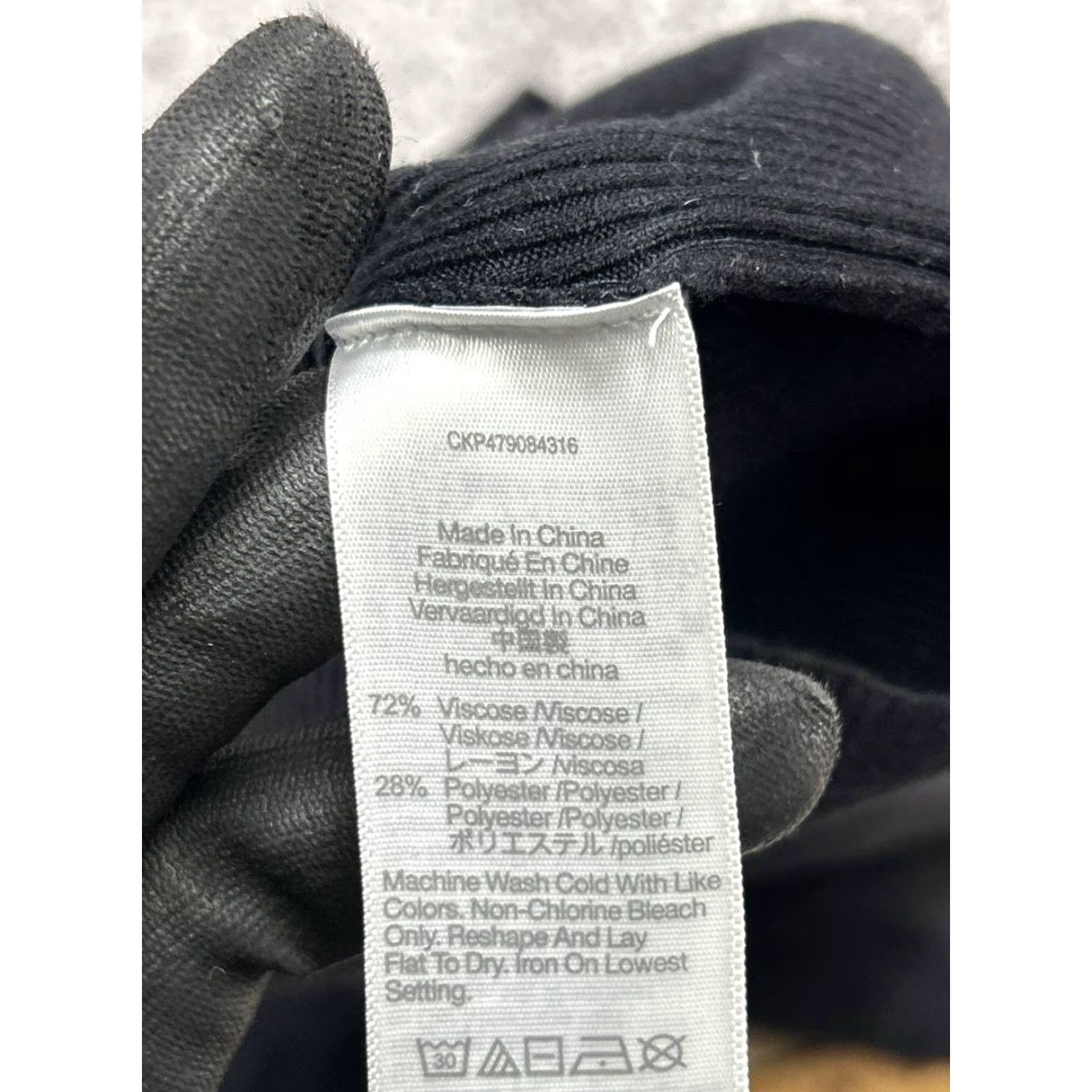 Madewell Madewell Sweater Shirt Womens XS Black Retro Lillie Normcore Square Neck Pullover Knit Viscose Polyester Ribbed Casual Womens Size XS / US 0-2 / IT 36-38 - 5 Thumbnail