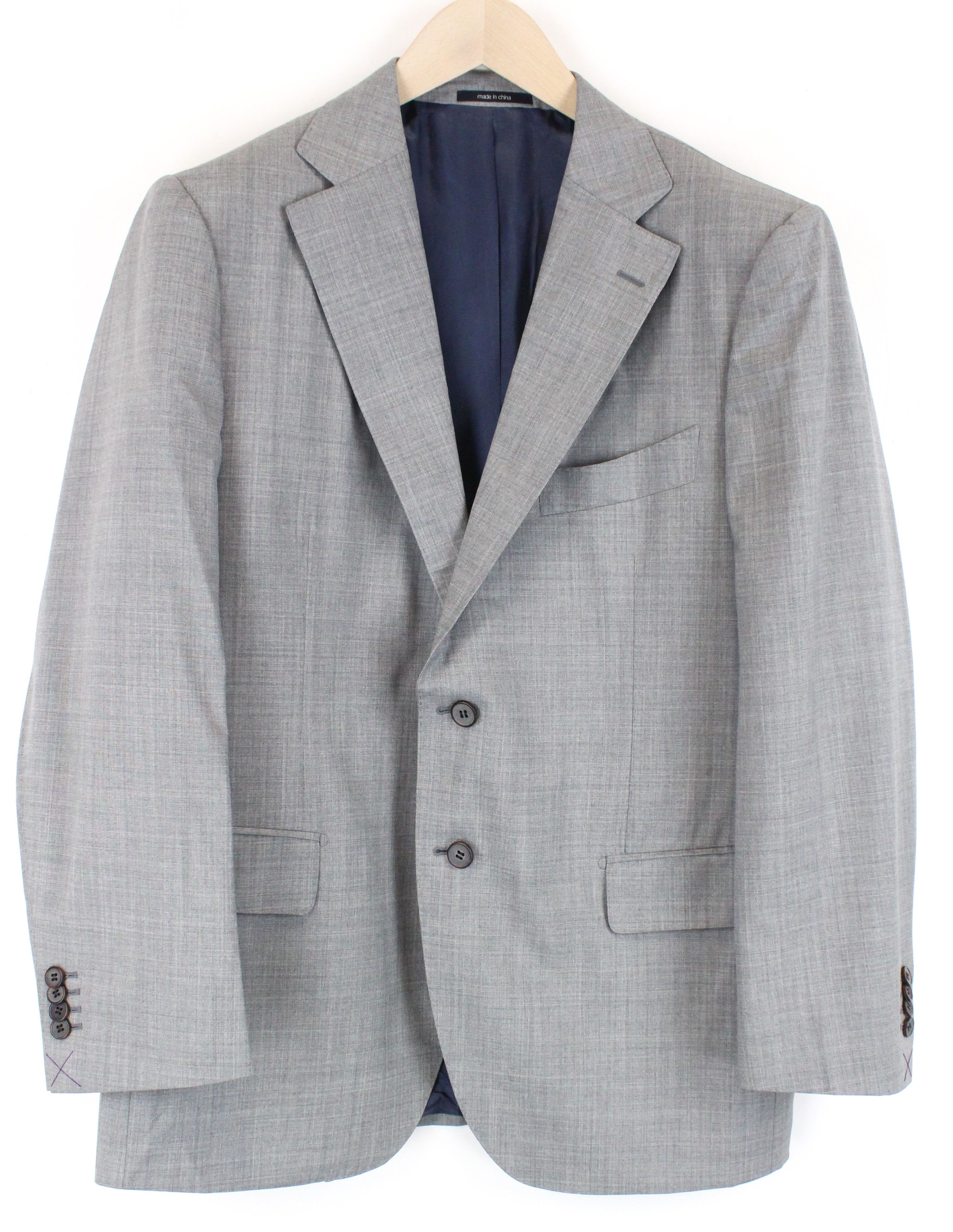 Suitsupply LAZIO UK46S Wool Super 120's Grey Blazer 60217 Size 46S - 1 Thumbnail