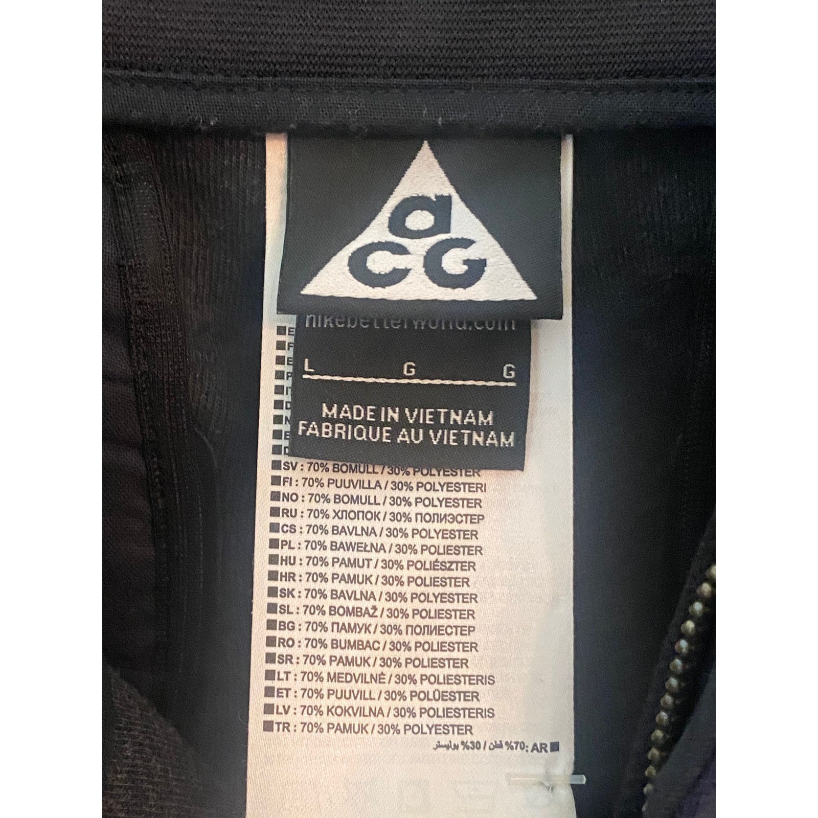 Nike ACG NikeLab ACG Tech Fleece Pant Obsidian m large Size US 36 / EU 52 - 10 Thumbnail