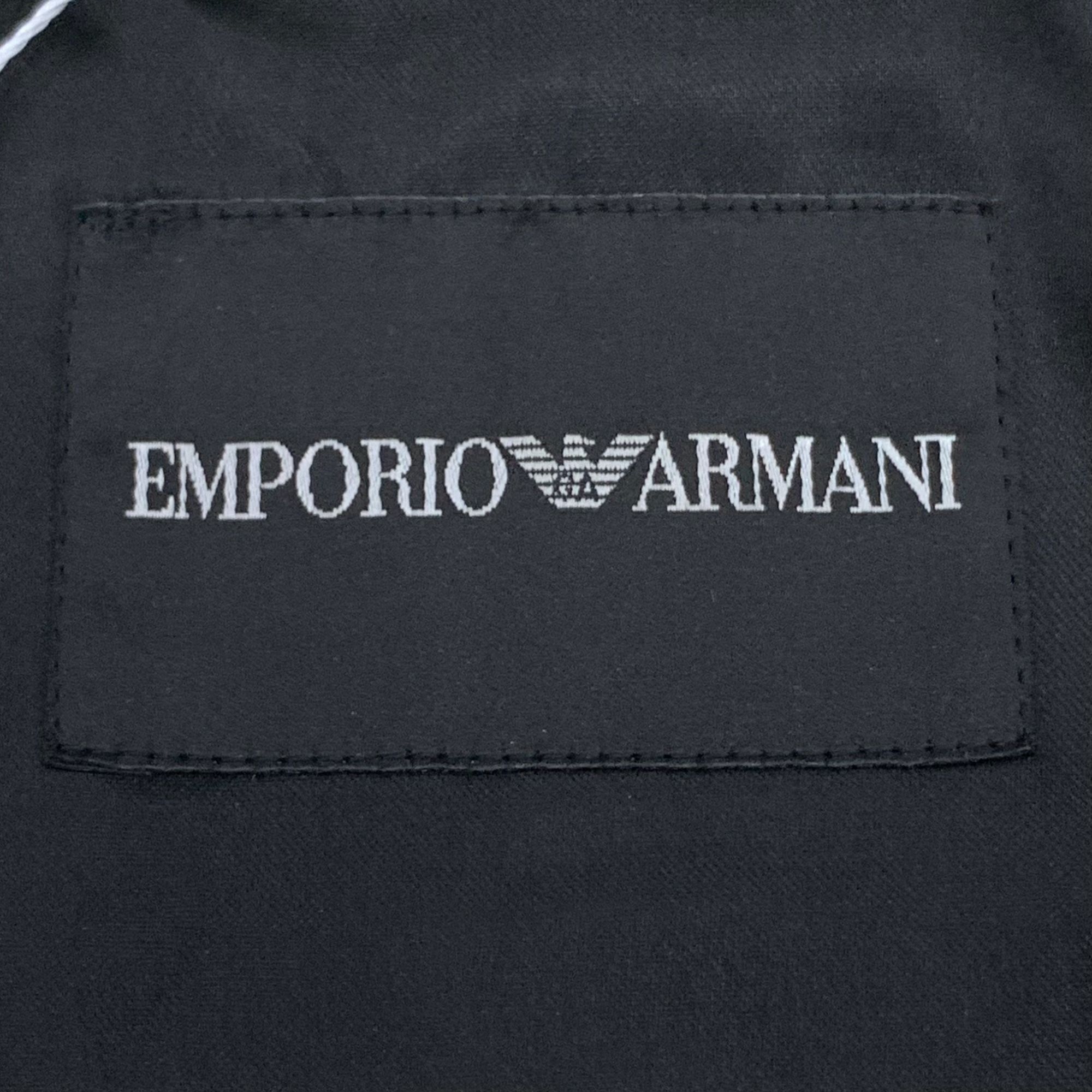 Emporio Armani Q11591 Emporio Armani Black & White Striped Jacket Size US S / EU 44-46 / 1 - 5 Thumbnail
