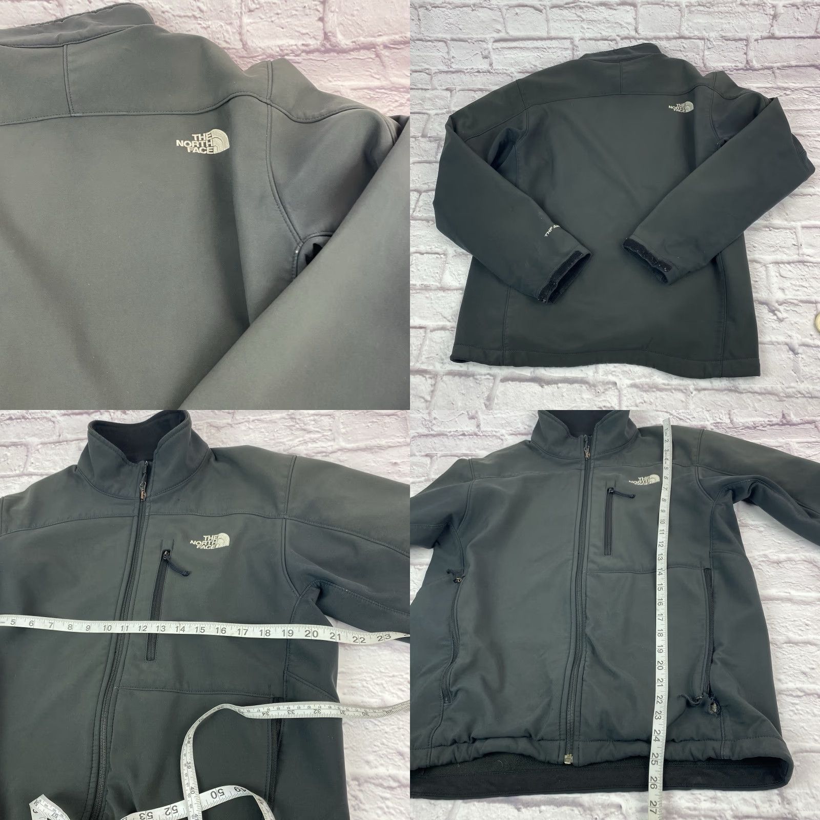 The North Face The North Face Jacket Mens Medium Black Apex Long Sleeve Winter Full-Zip Coat Size US M / EU 48-50 / 2 - 8 Thumbnail