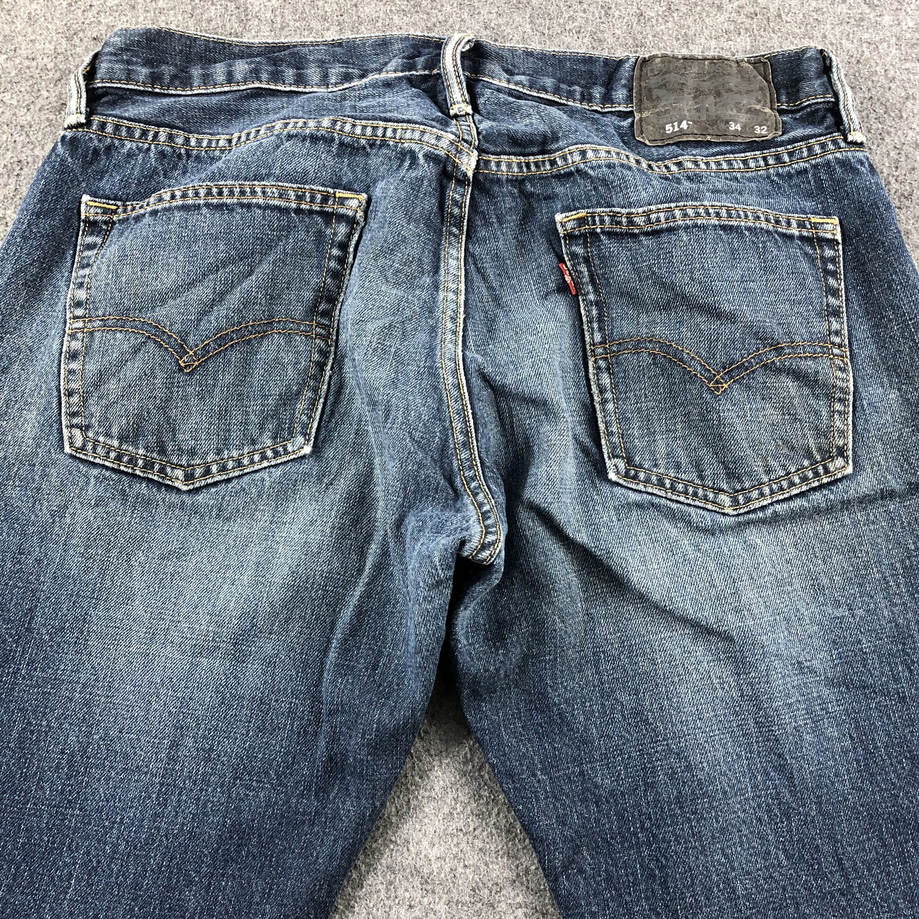 Levi's Vintage Blue Wash Levis 514 Jeans-J2630 Size US 33 - 4 Thumbnail