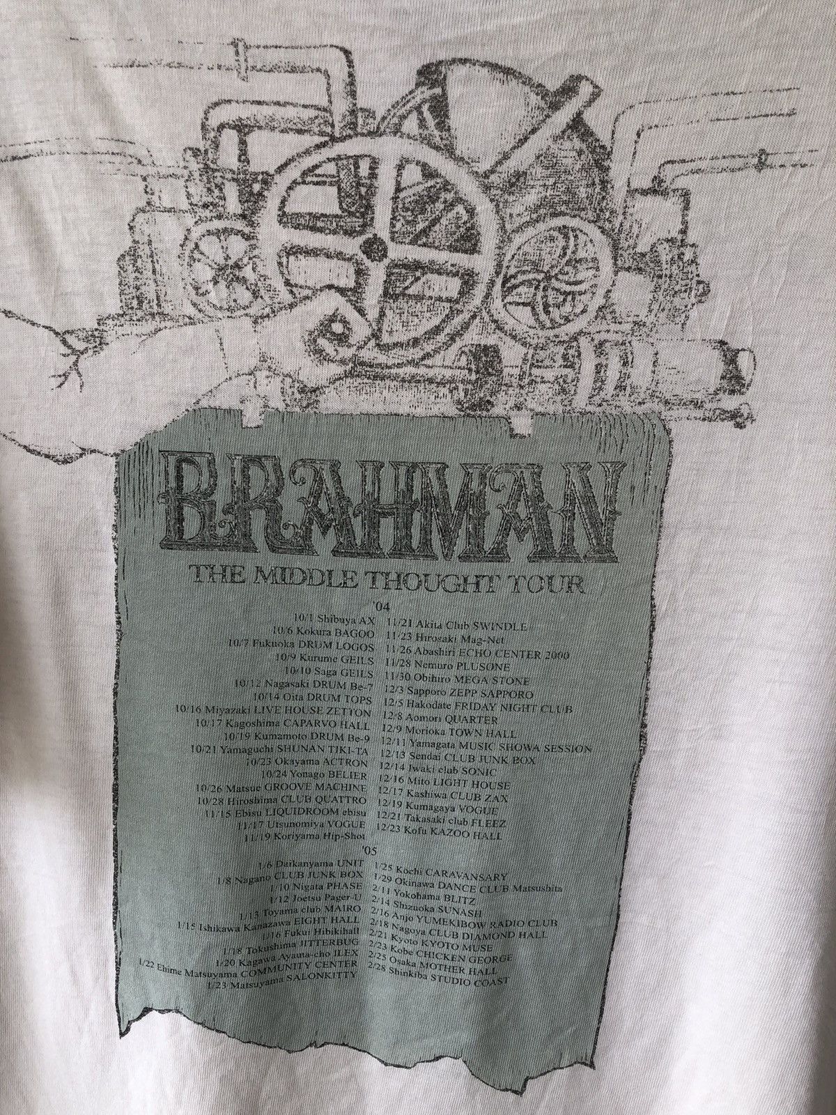 Band Tees Distressed BRAHMAN Japanese Punk Band Tee Size US L / EU 52-54 / 3 - 11 Thumbnail
