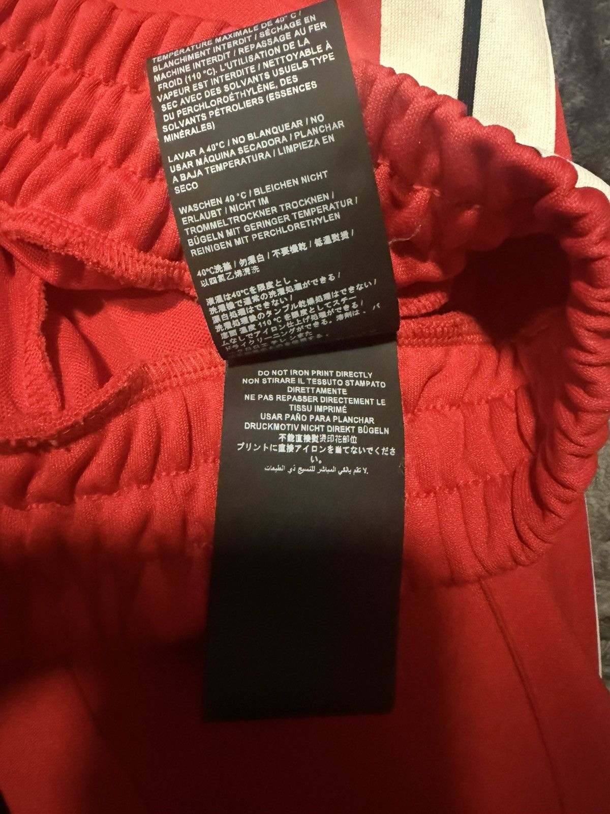 Palm Angels Red Palm Angels Track Bottoms Size US 37 - 4 Thumbnail