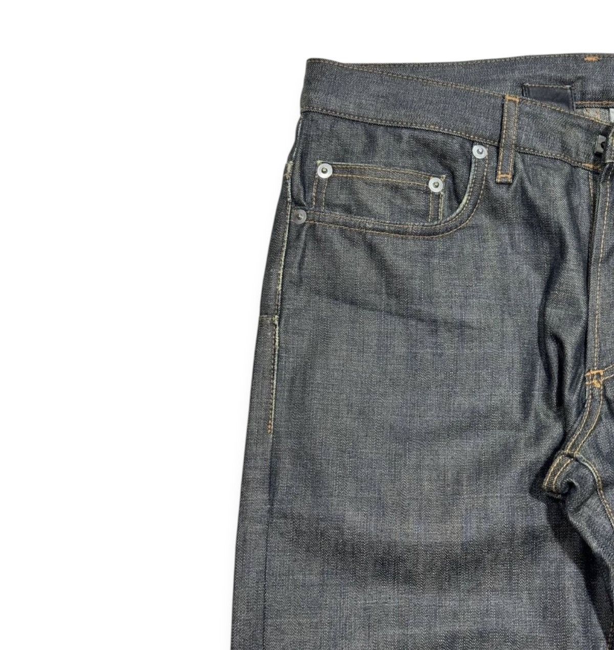 Dior AW07 Dior Homme “Navigate” Wax Coated Denim Size US 28 / EU 44 - 6 Thumbnail