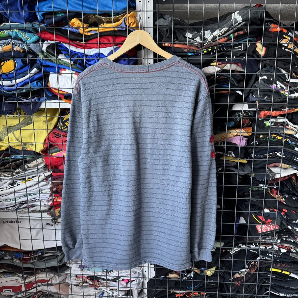 Polo Ralph Lauren × Ralph Lauren × Vintage Polo Ralph Lauren Striped Chief Keef Style Sweatshirt Size US XL / EU 56 / 4 - 2 Thumbnail