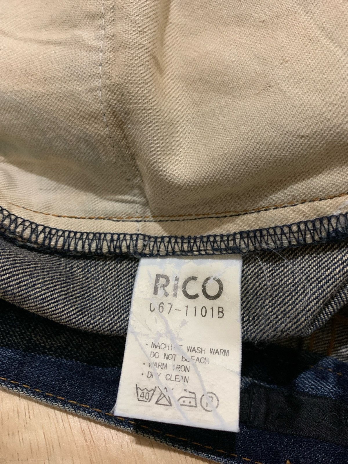 20471120 × If Six Was Nine × Japanese Brand Japanese Brand Distressed Denim Rico Jeans Undercover Style Size US 33 - 11 Thumbnail