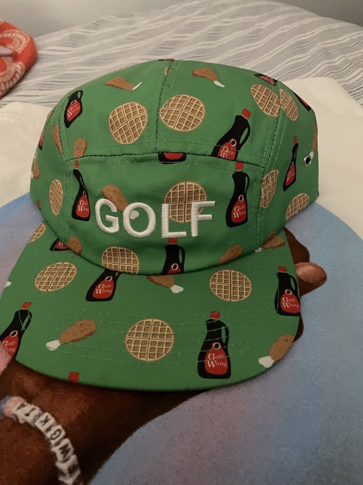 Golf wang chicken hot sale and waffles hat