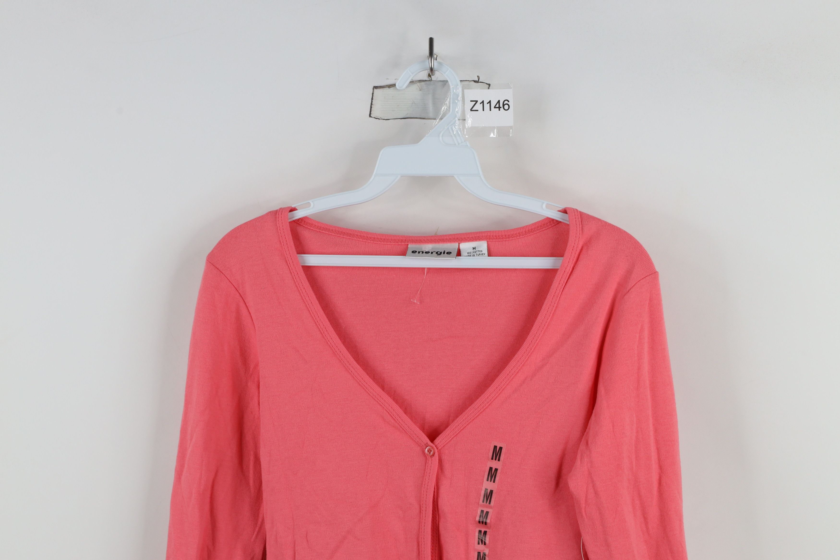 Vintage Deadstock Vintage Y2K Babydoll One Button Thermal Sweater Size M / US 6-8 / IT 42-44 - 2 Thumbnail