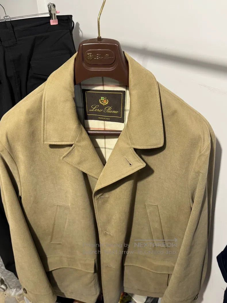 Loro Piana Loro Piana Trench coat jacket Size US XL / EU 56 / 4 - 2 Thumbnail