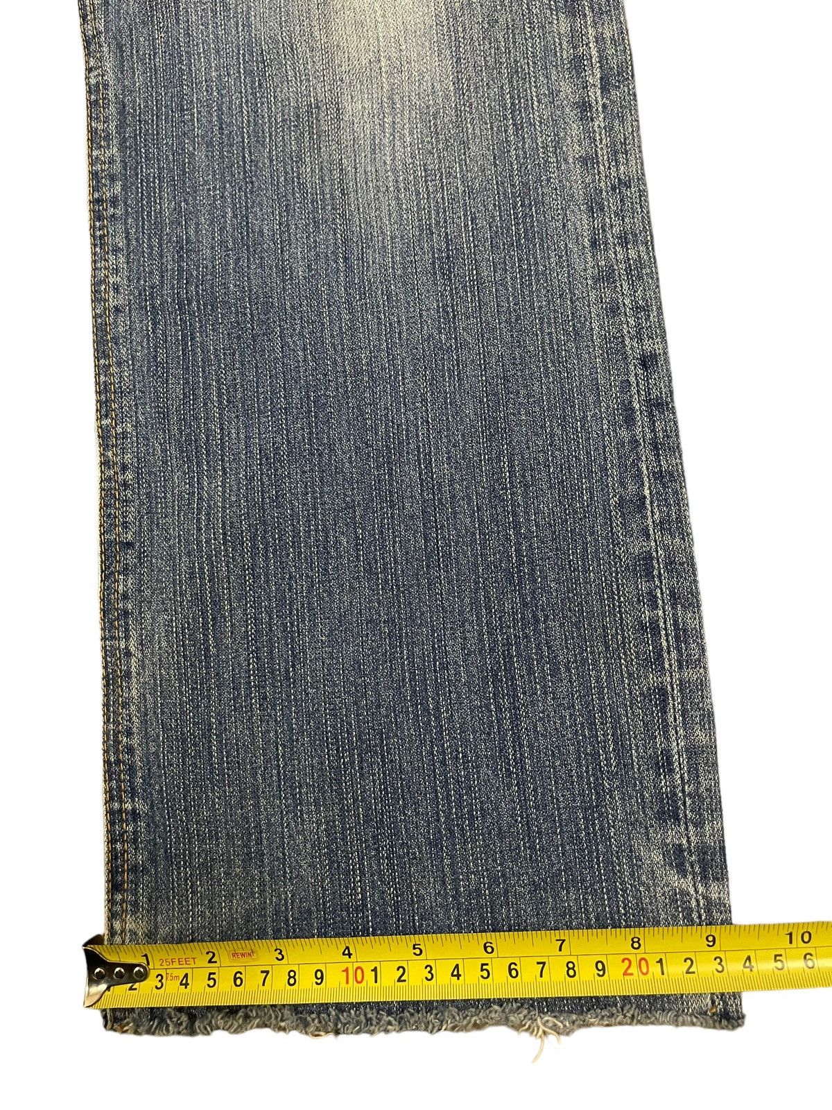 14th Addiction Vintage Japanese Brand Sashiko Distressed Baggy Jeans Size US 30 / EU 46 - 14 Thumbnail