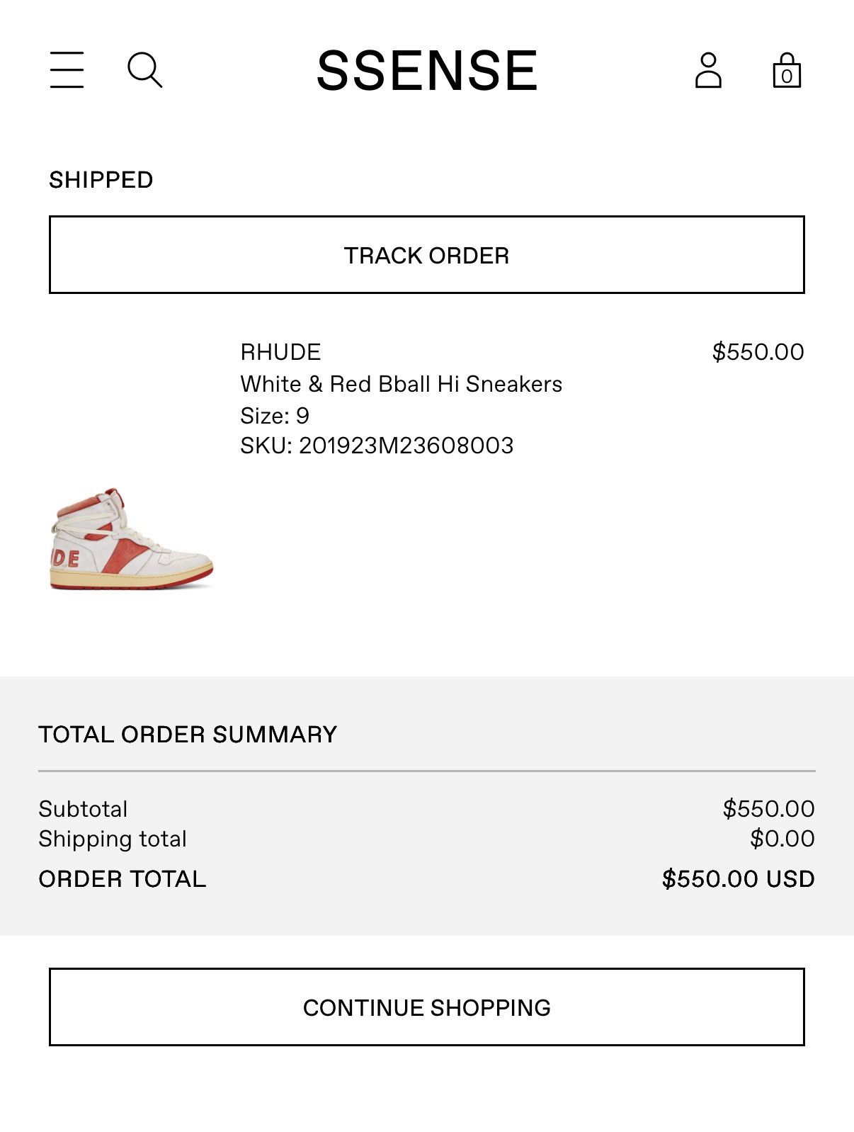 Rhude Rhude Bball Hi Sneakers Size US 9 / EU 42 - 6 Thumbnail