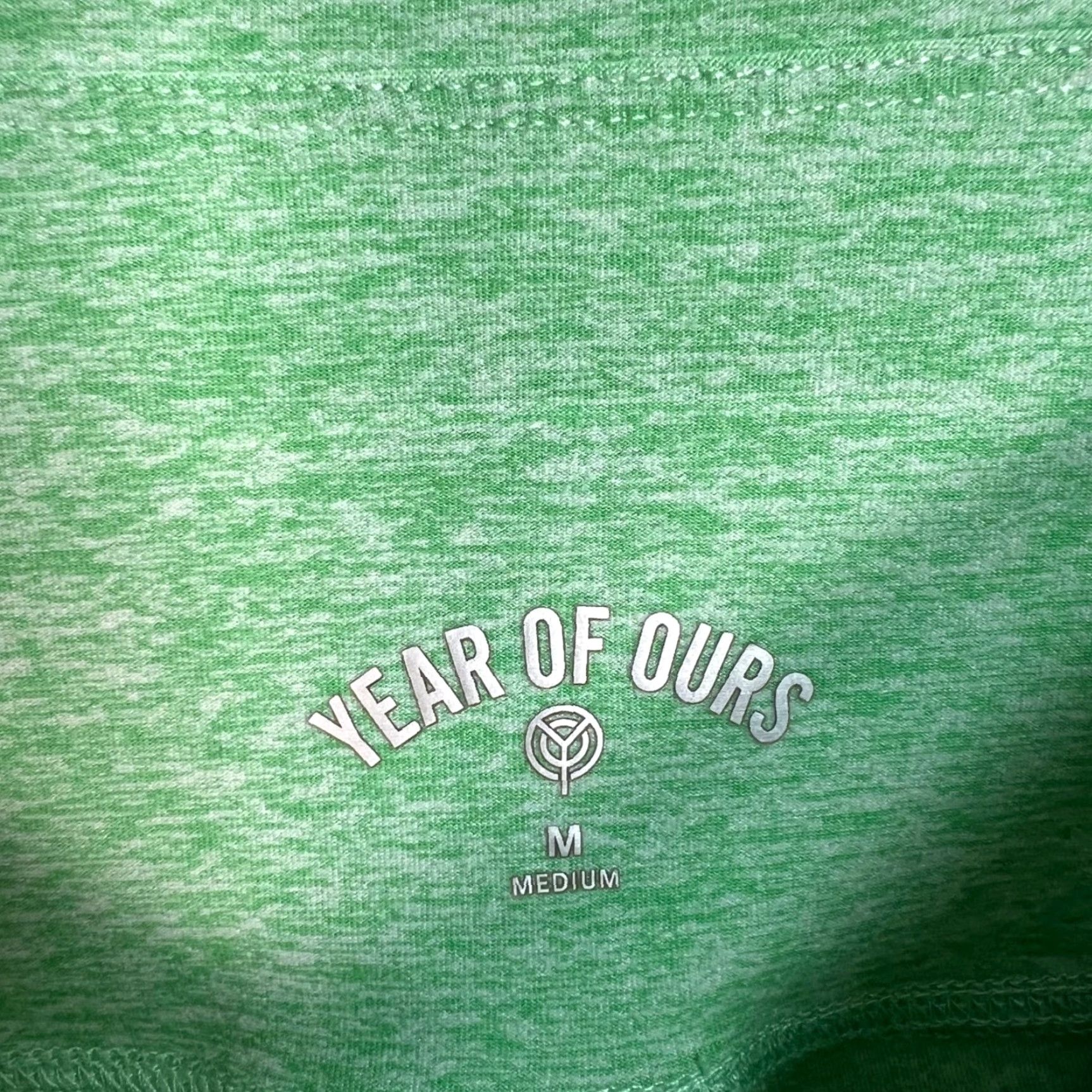 Vintage Year Of Ours Green Heathered Womens Biker Shorts Size Medium Size 32" / US 10 / IT 46 - 3 Thumbnail