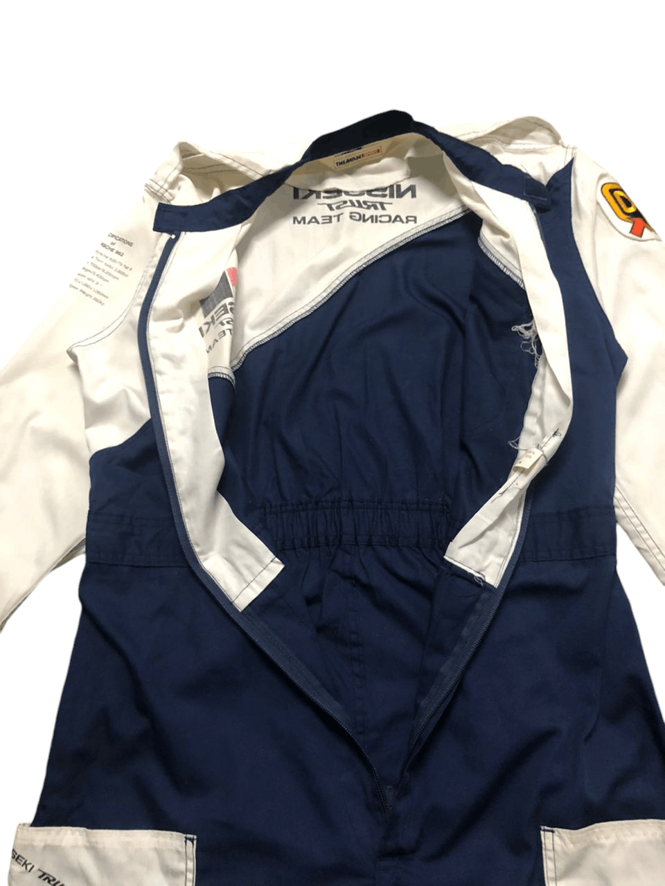 Sports Specialties × Vintage 💥Vintage Coveralls Nisekki Trust Racing Team Size US 39 - 12 Thumbnail