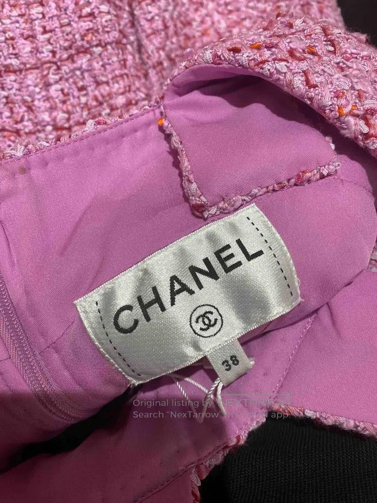 Chanel Chanel 22p pink tweed strap dress Size XS / US 0-2 / IT 36-38 - 5 Thumbnail