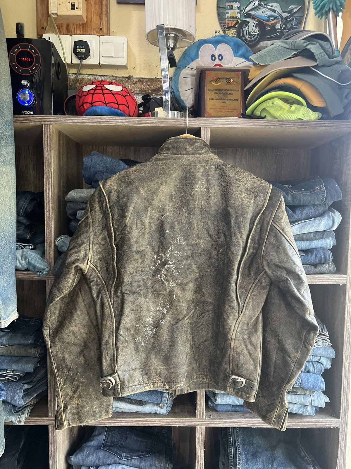 Other 🔥Vintage Freedom Leather Biker Jacket Size US S / EU 44-46 / 1 - 3 Thumbnail