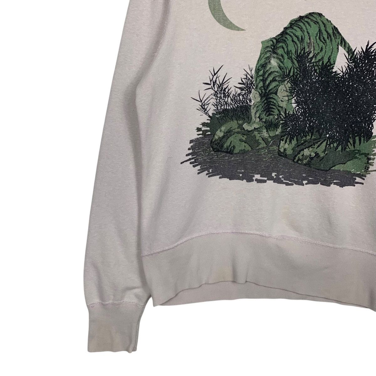Blue Blue Japan 90's BLUE BLUE Tiger Graphic Printed Sweatshirt #2521-C114 Size US S / EU 44-46 / 1 - 3 Thumbnail