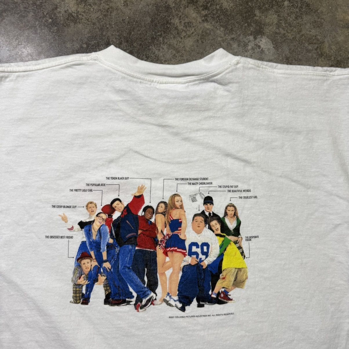 Vintage vintage y2k not another teen movie movie promo baggy tshirt Size US XL / EU 56 / 4 - 2 Thumbnail
