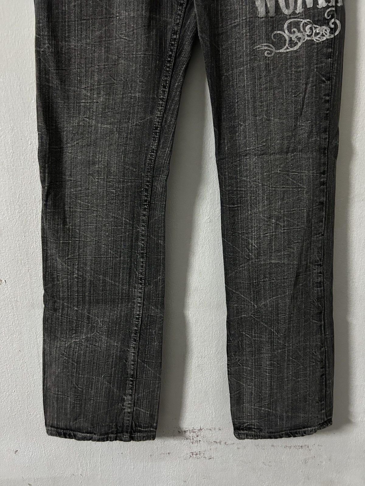 If Six Was Nine 2000’s Jack Serika Never trust women washed jeans punk Size US 28 / EU 44 - 2 Thumbnail