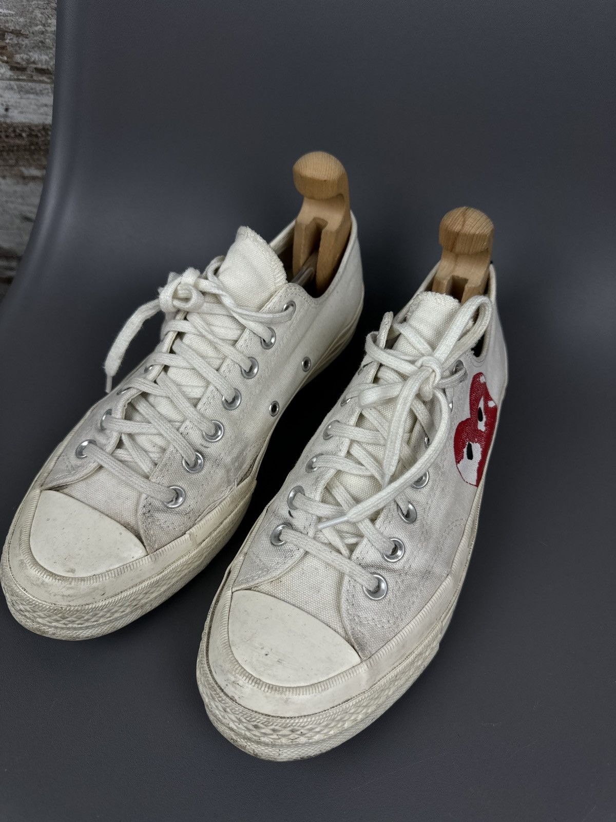 Comme des Garcons × Comme des Garcons PLAY × Converse Converse Chuck Taylor All-Star 70s Hi Comme des Garcons Play Size US 9 / EU 42 - 8 Thumbnail
