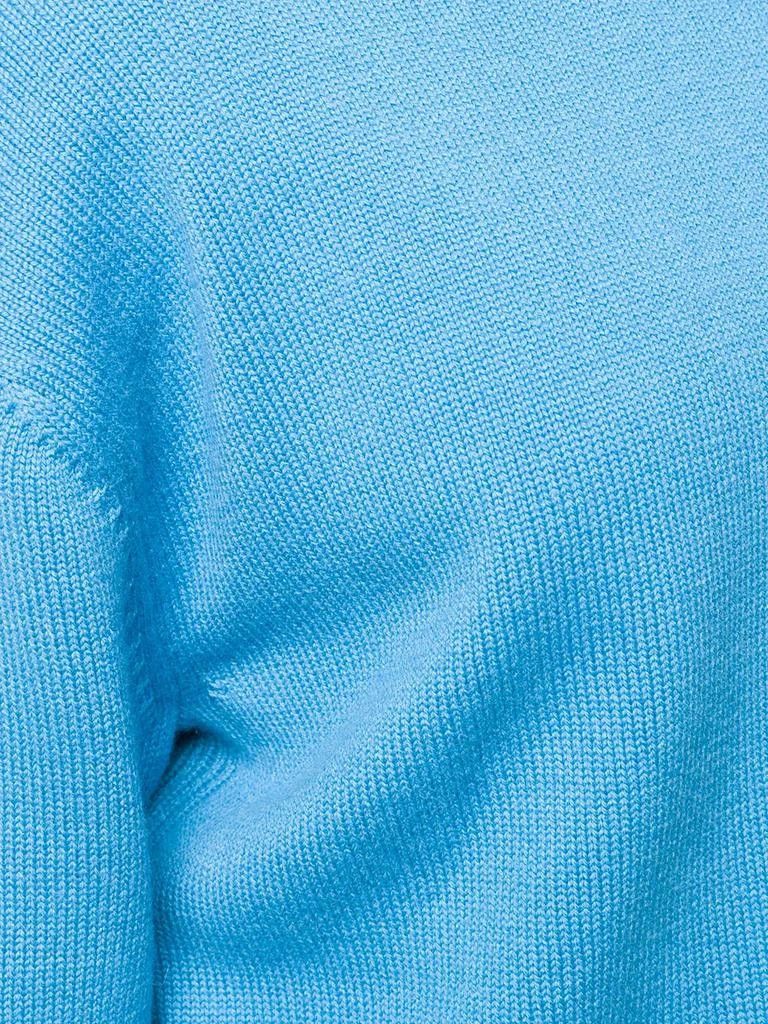 Valentino o1y0326 Cashmere Blend Sweater in Azure Size S / US 4 / IT 40 - 4 Thumbnail