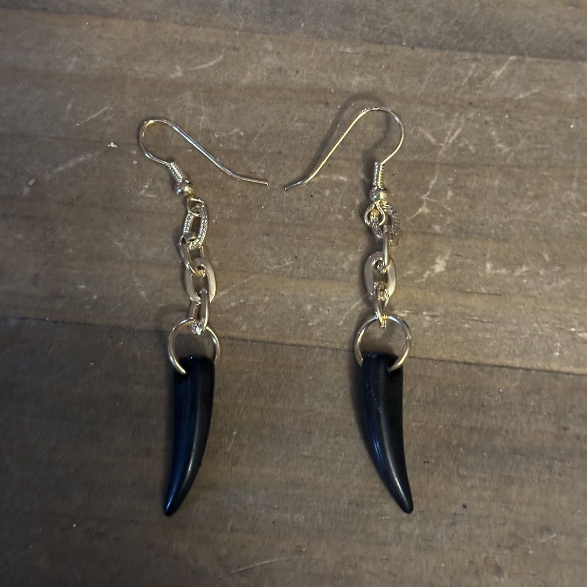 Other Layered horn pendant necklace and earrings set Size ONE SIZE - 4 Thumbnail