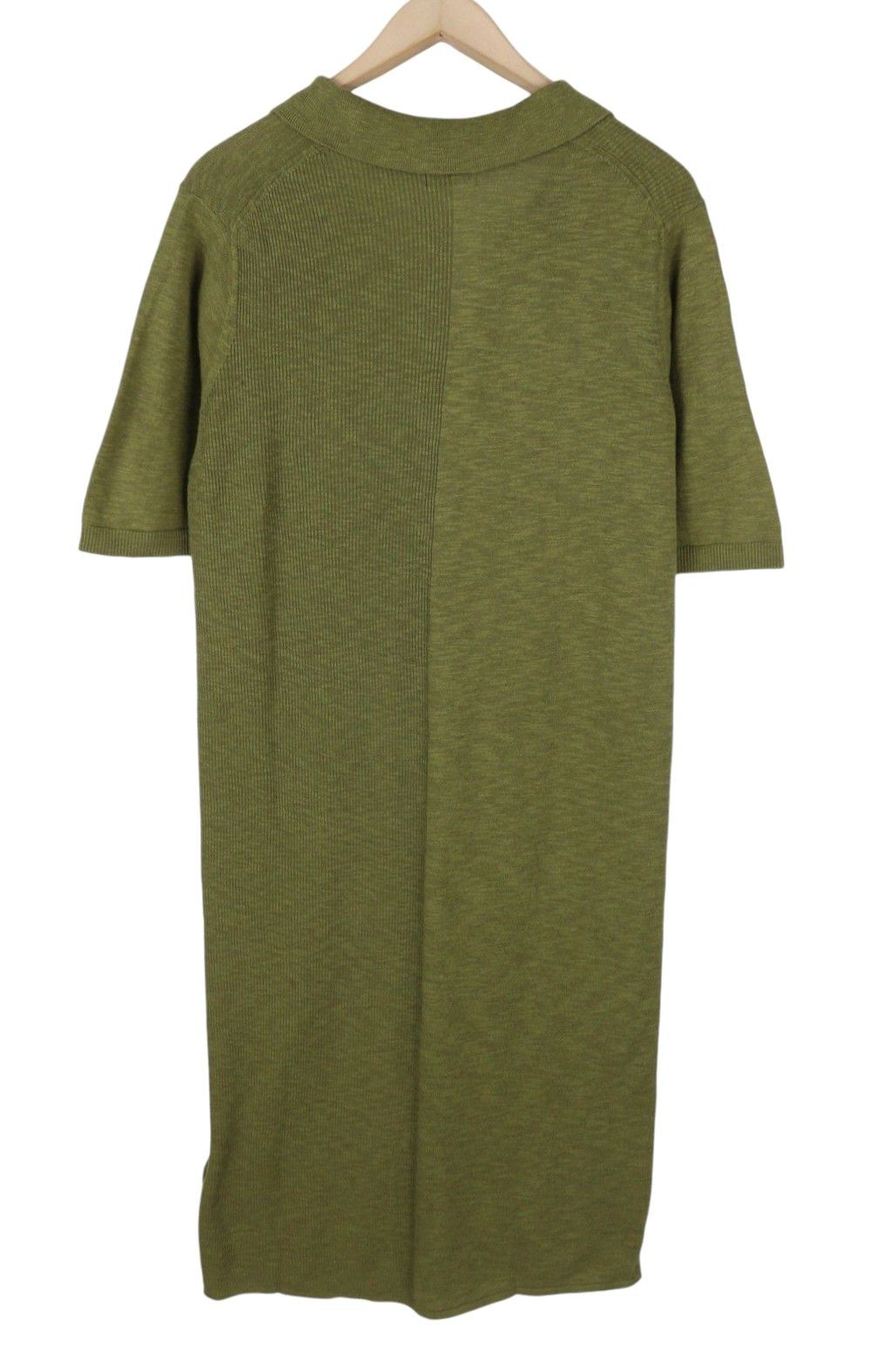 Gant RIBBED RUGGER M Utility Green Melange Linen 88115 Size M / US 6-8 / IT 42-44 - 2 Thumbnail