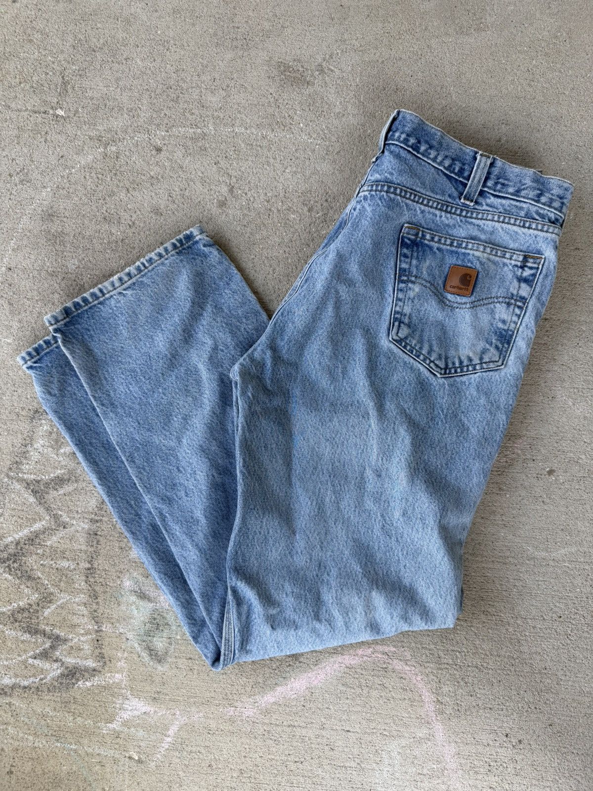 Carhartt Vintage Carharrt B460 LVB Relaxed Fit Denim Jeans Size US 38 / EU 54 - 1 Thumbnail