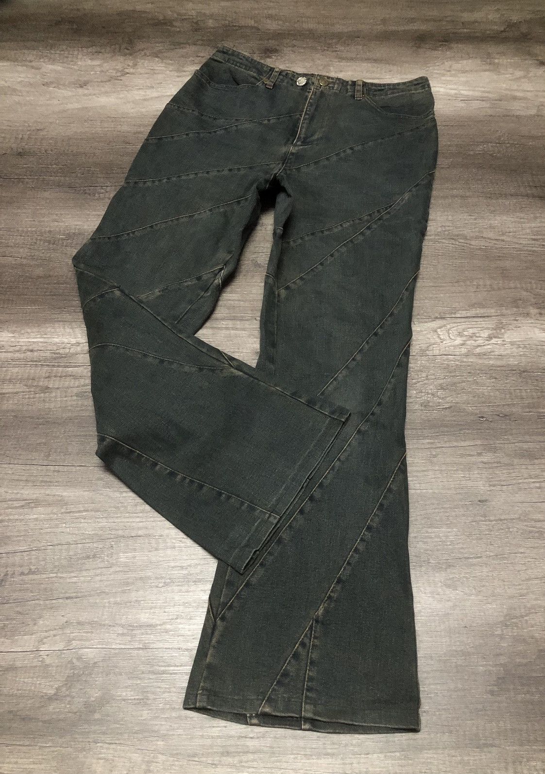 If Six Was Nine × Japanese Brand × Le Grande Bleu (L.G.B.) VINTAGE VIVA PRESTO HAGI FLARED DESIGN HYSTERIC GLAMOUR Size 30" / US 8 / IT 44 - 15 Thumbnail