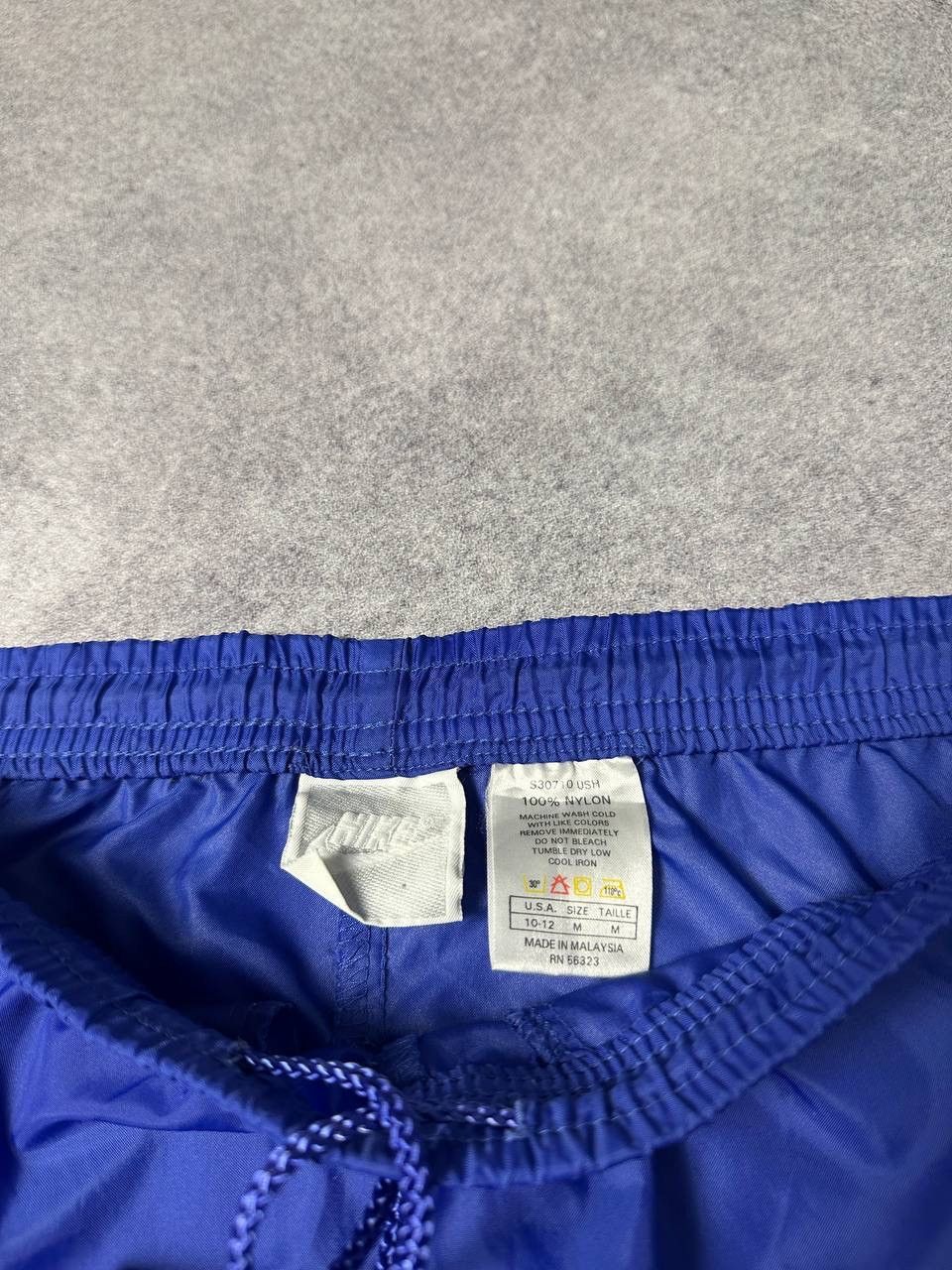 Nike × Vintage Vintage 80s Nike Small Logo Nylon Track Pants Rave Y2K Style Size US 32 / EU 48 - 5 Thumbnail