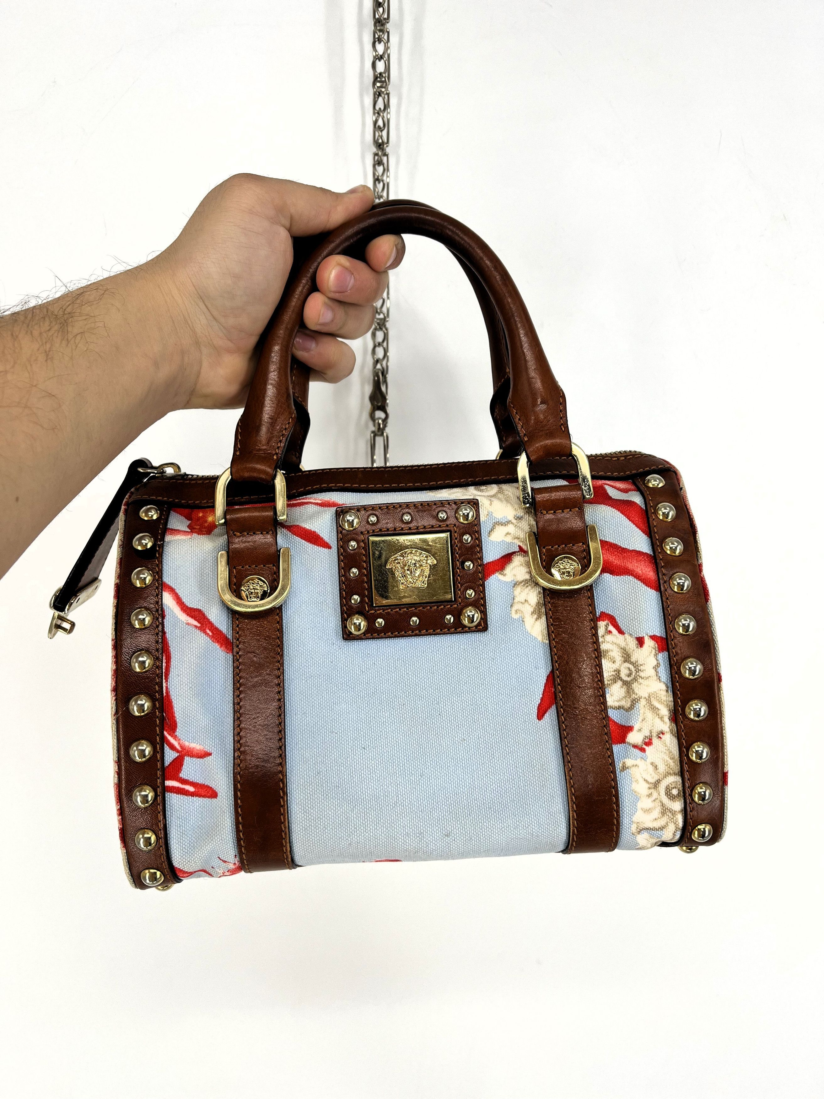 Versace S 2005 Versace by Donatella Micro/Mini Ocean Themed Duffle Size ONE SIZE - 1 Thumbnail