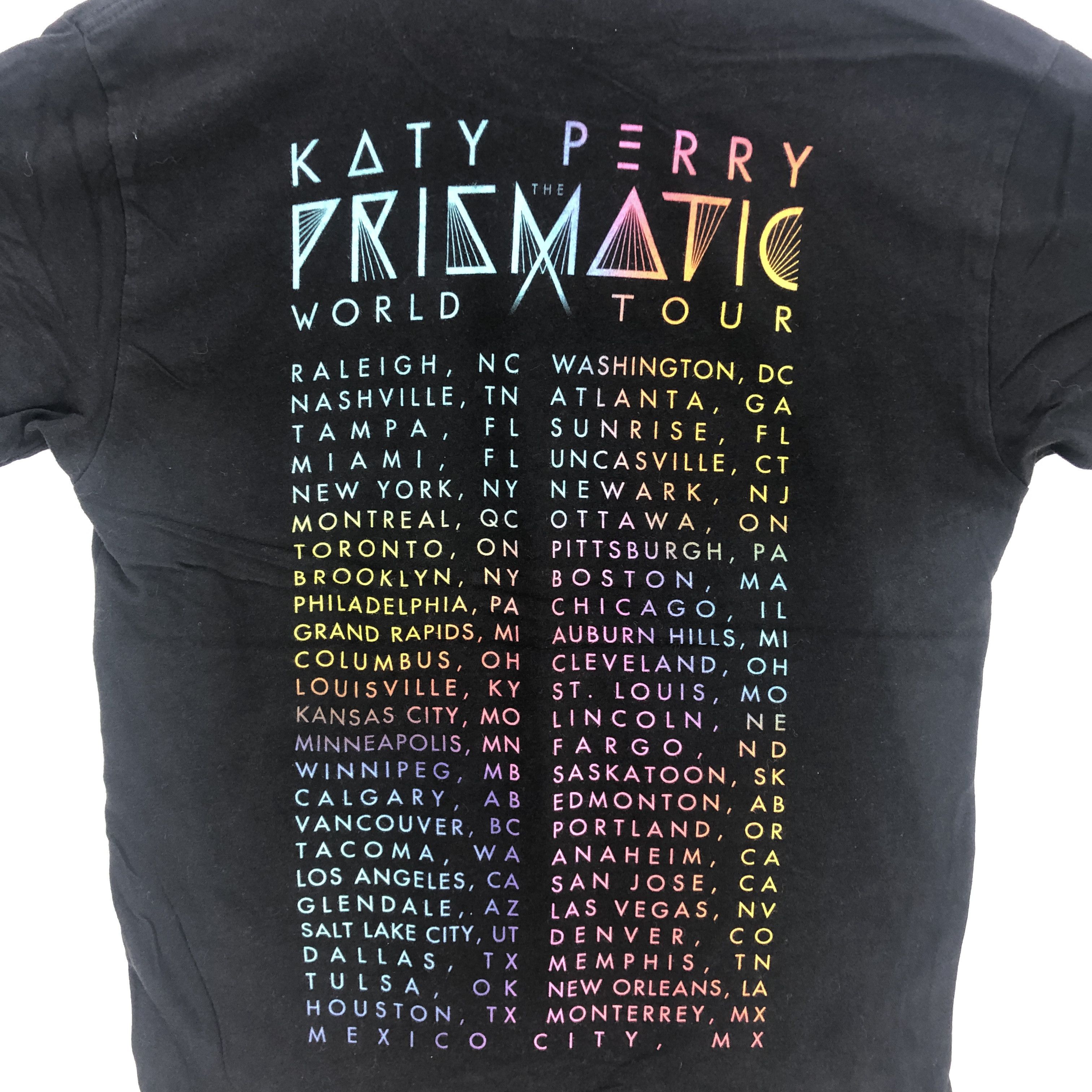 Band Tees Vintage Katy Perry T Shirt Prismatic World Tour 2014 Tees Size US M / EU 48-50 / 2 - 5 Thumbnail