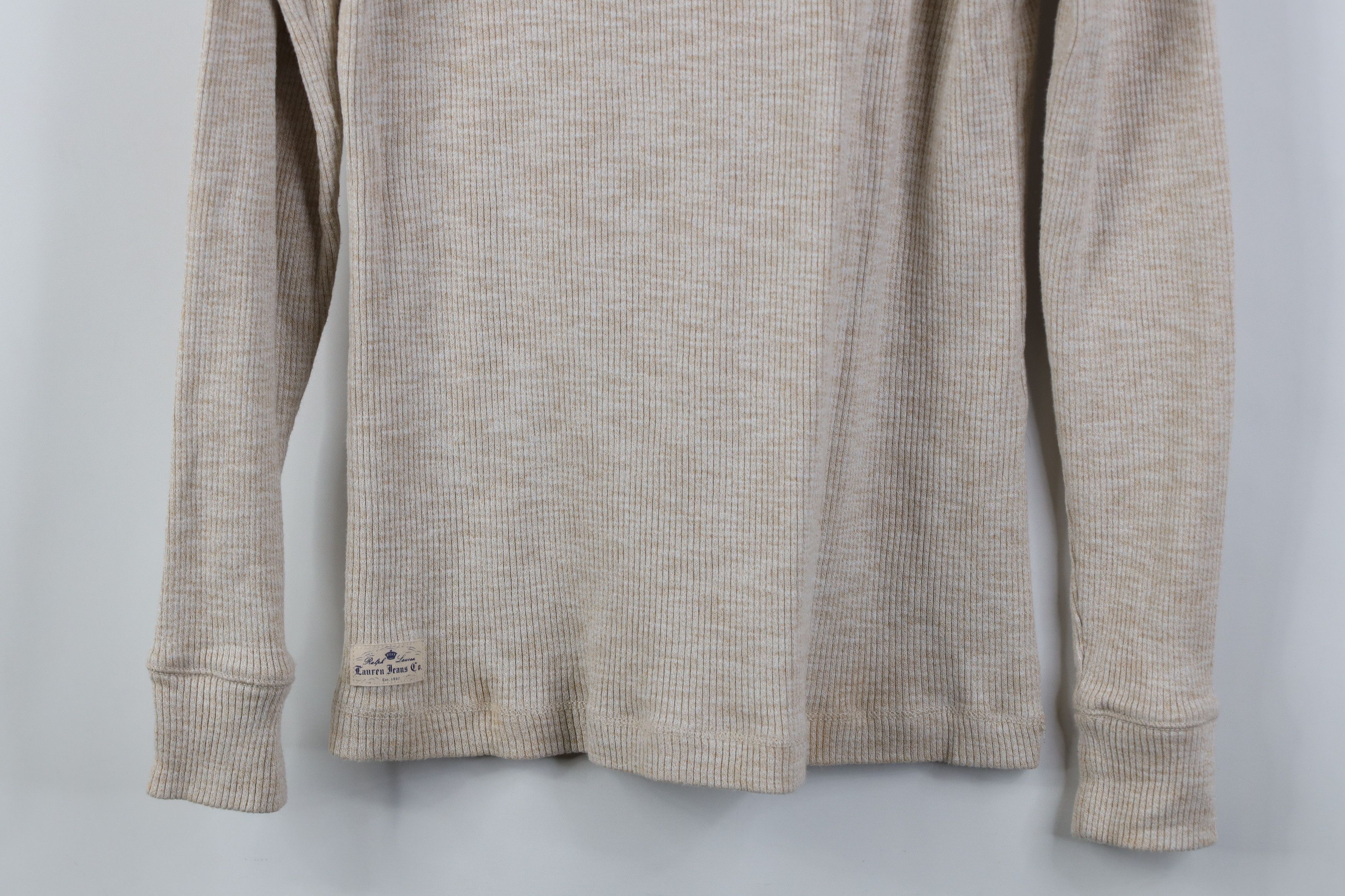 Ralph Lauren Vintage 90s Ralph Lauren Ribbed Knit Long Sleeve T-Shirt Size L / US 10 / IT 46 - 3 Thumbnail