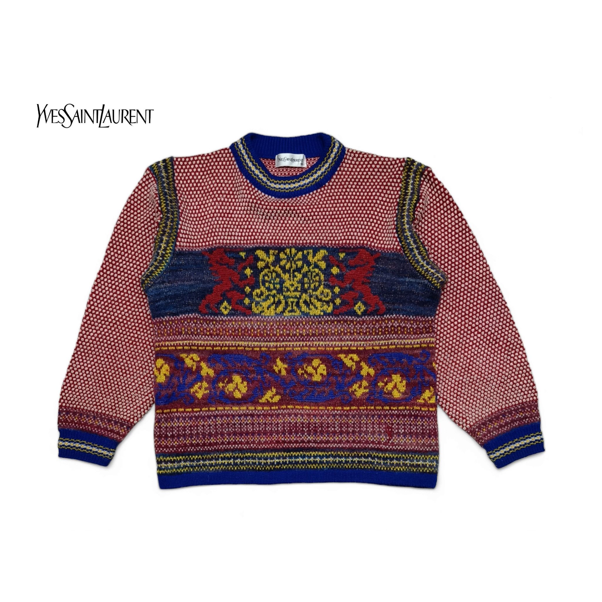 Yves Saint Laurent Vintage Yves Saint Laurent YSL Knitwear Sweatshirt for Kids Size XS / US 0-2 / IT 36-38 - 2 Thumbnail
