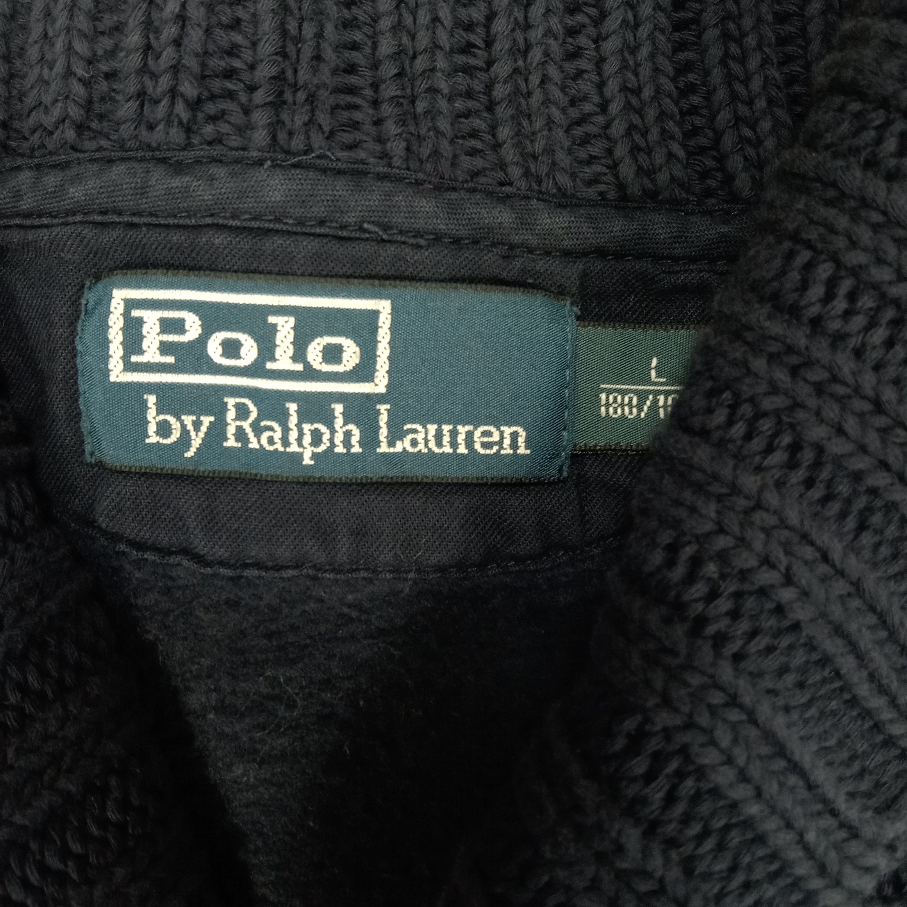 Polo Ralph Lauren × Vintage Polo Ralph Lauren Rare Style Winter Sweatshirt Size US L / EU 52-54 / 3 - 4 Thumbnail