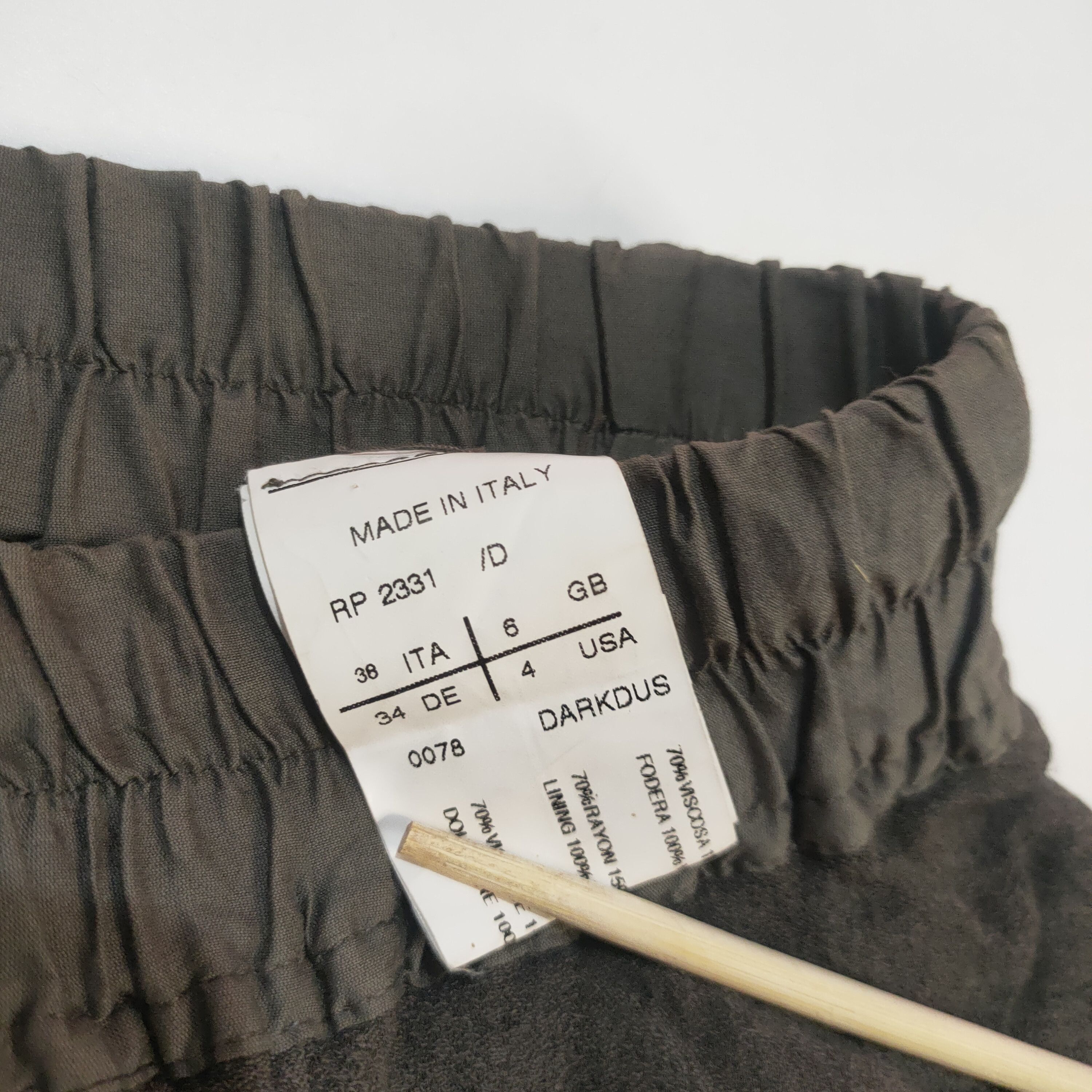 Rick Owens Rick Owens Cyclops S/S16 Drawstring Shorts in Beige Satin Size US 26 / EU 42 - 10 Thumbnail