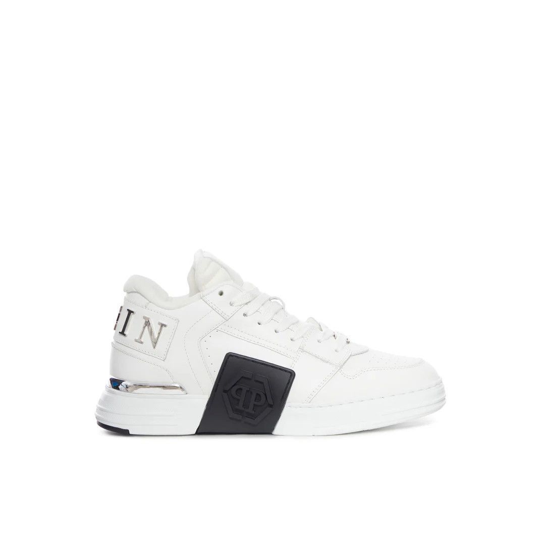 Philipp Plein PHILLIP PLEIN Phantom White Sneakers New & Authentic (Men's Size US 10 / EU 43 - 5 Thumbnail