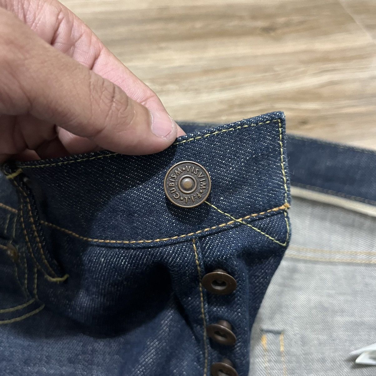 Visvim VISVIM Social Sculpture Selvedge Raw Japanese Denim Size US 31 - 6 Thumbnail