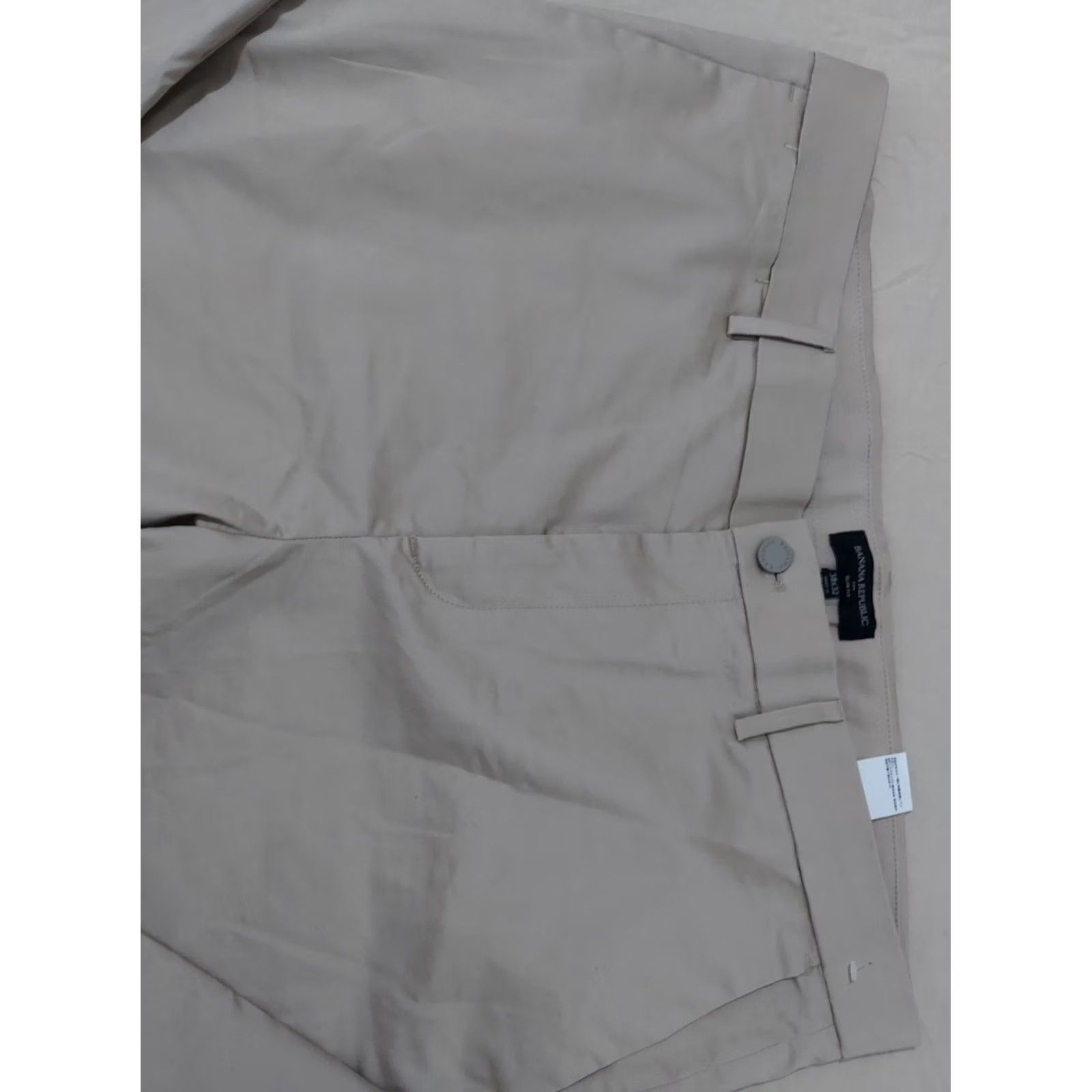 Banana Republic Banana Republic Dress Pants Mens 38x32 Regular Beige Khaki Slack Trouser Performance Dress Pants Mens Beige 90s Size US 32 / EU 48 - 4 Thumbnail