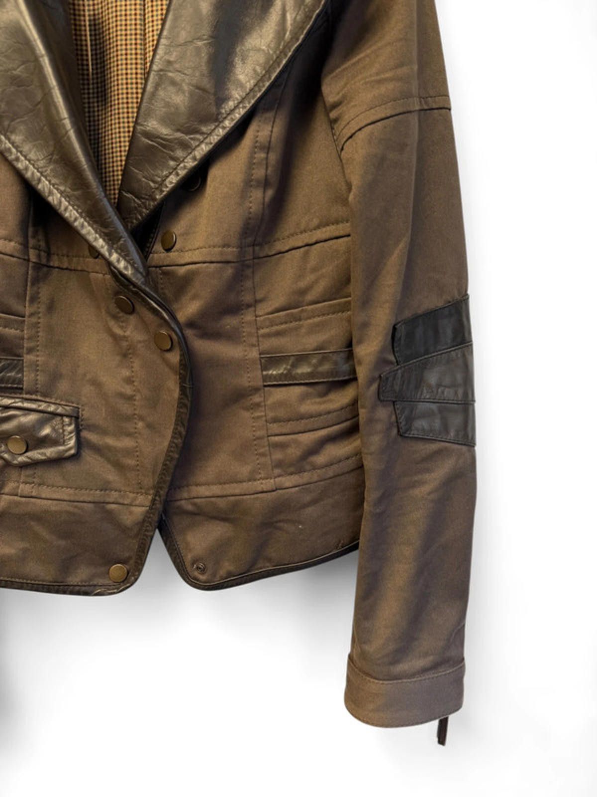 Dsquared2 Dsquared2 Leather Blazer Bomber Jacket 46 Small Size S / US 4 / IT 40 - 3 Thumbnail