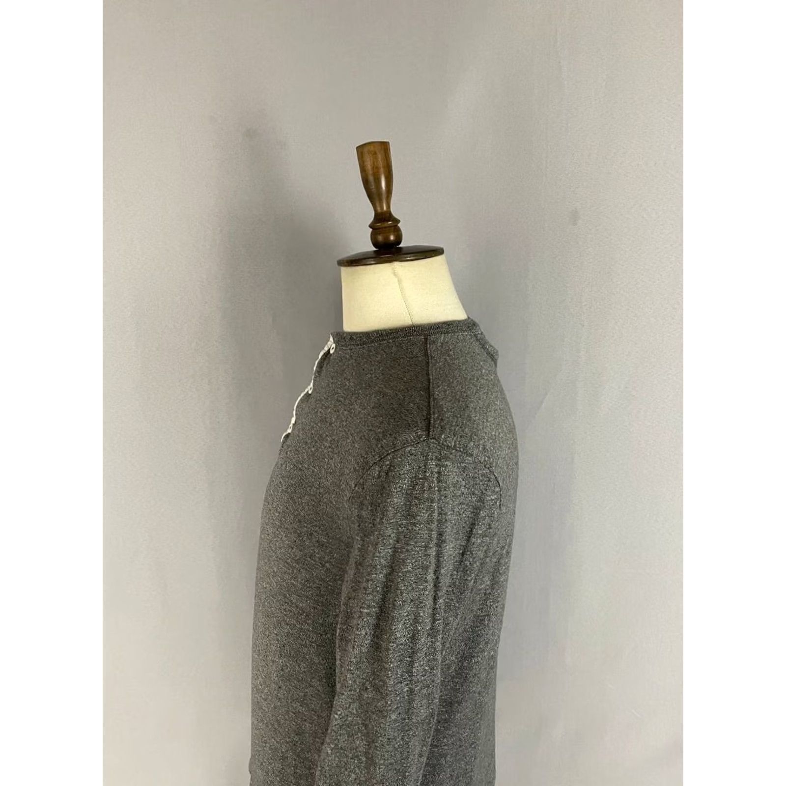 Polo Ralph Lauren Polo Ralph Lauren Mens Henley T-Shirt M Gray Cotton Long Sleeve Shirt Mens Size US M / EU 48-50 / 2 - 7 Thumbnail