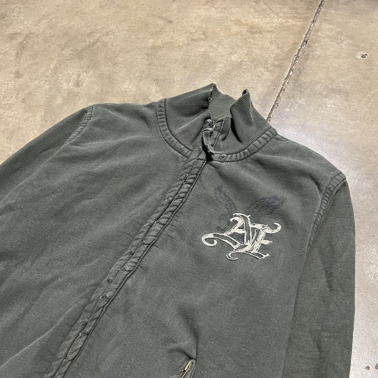 American Eagle Outfitters Vintage American Eagle Zip Up Sweatshirt Jacket Grunge Prep Size US L / EU 52-54 / 3 - 5 Thumbnail