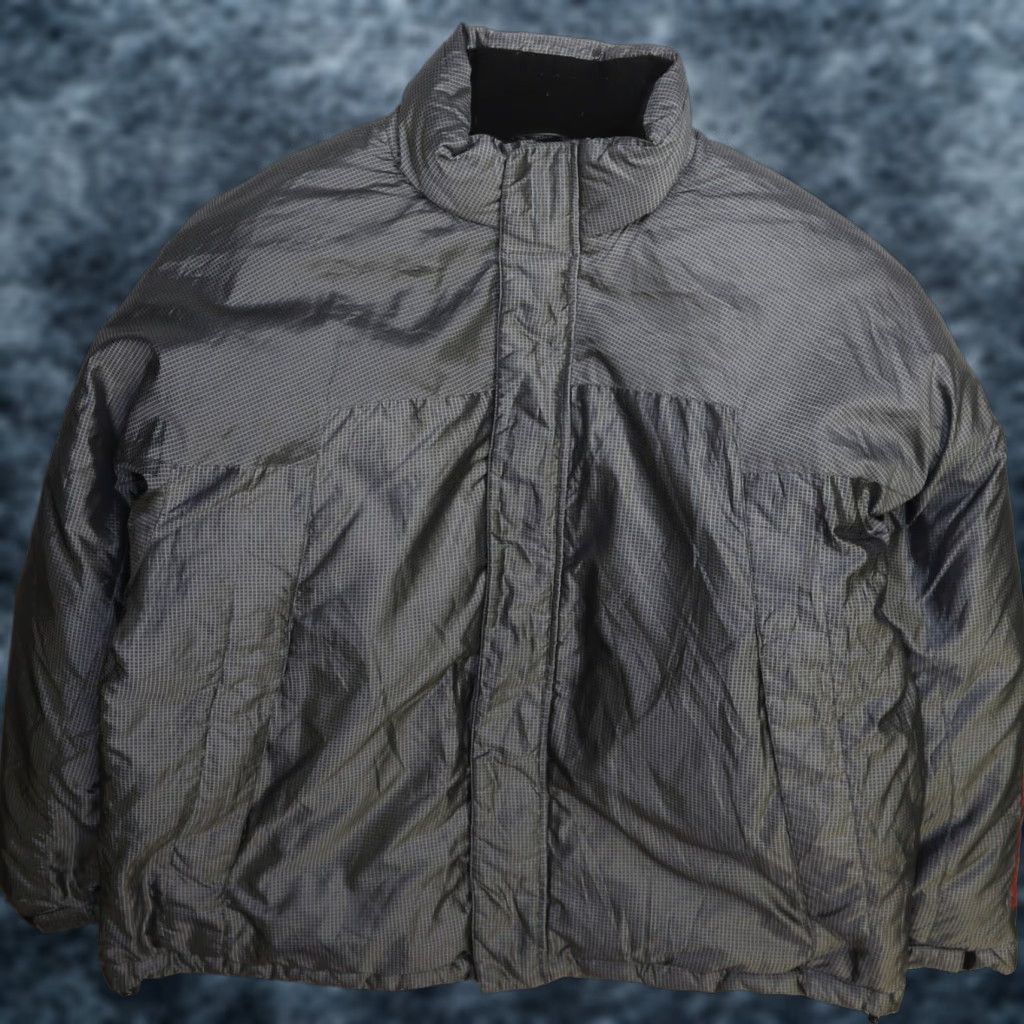 VINTAGE Polo Jeans Ralph Lauren Puffer Jacket Men XL Gray Insulated - 30