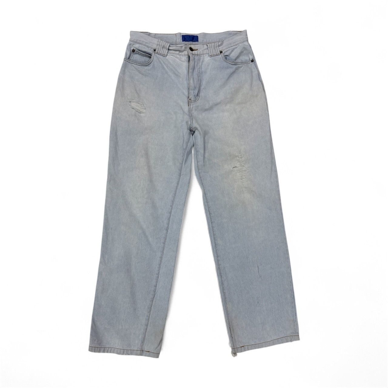 Kansai Yamamoto Vintage kansai man distressed jeans Size US 33 - 2 Thumbnail
