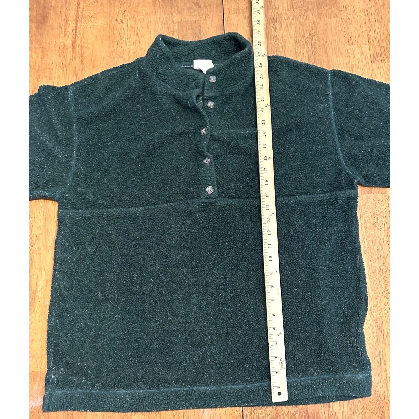 Vintage VINTAGE 90s LL Bean Fleece Pullover Jacket XL Green Mens Size US XL / EU 56 / 4 - 5 Thumbnail