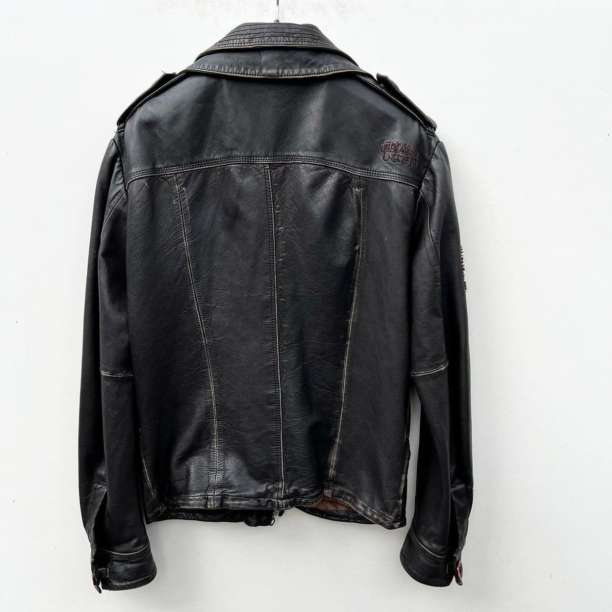 Leather Super dry (Superdry) leather jacket Size US L / EU 52-54 / 3 - 6 Thumbnail