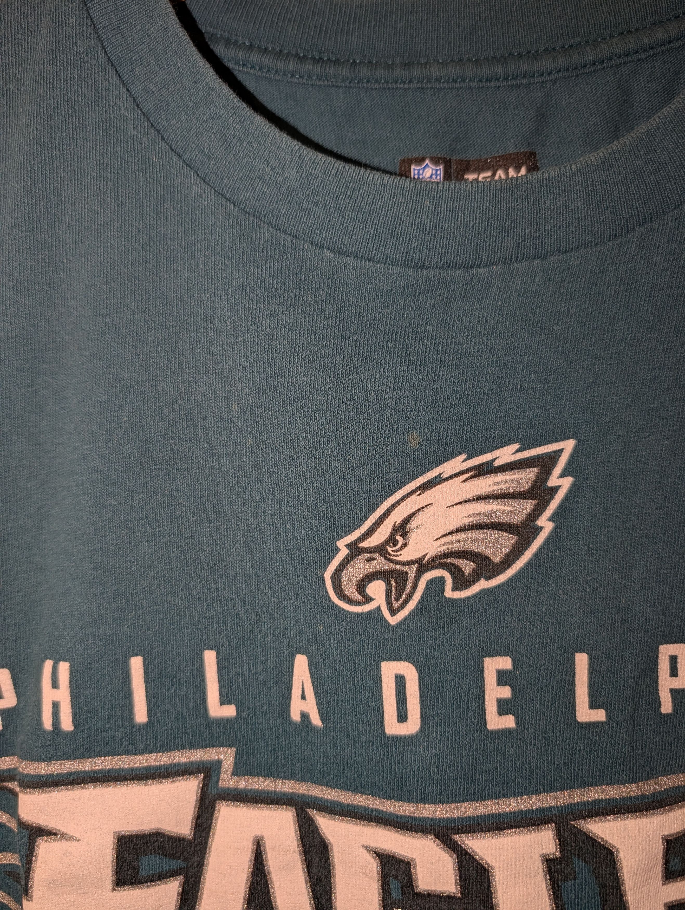 NFL Philadelphia Eagles NFL Team Apparel Spell Out T-Shirt Size US XL / EU 56 / 4 - 7 Thumbnail