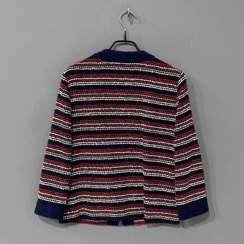 Gucci Gucci Tweed horizontal pattern multi-ray star cardigan jack Size XS / US 0-2 / IT 36-38 - 2 Thumbnail