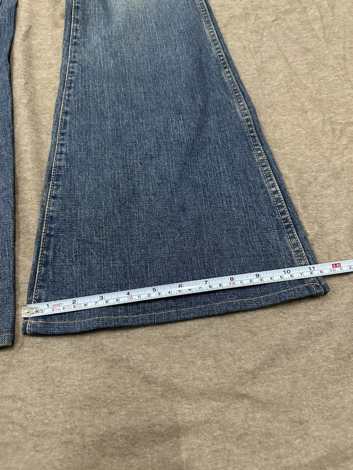 Big John × Japanese Brand × Vintage Vintage Big John Flare Bell Bottom Jean (Scovil Button) Size US 29 - 22 Thumbnail